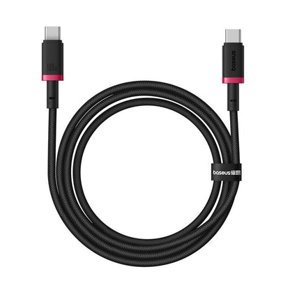 Cabo de Dados e Carregamento USB-C - USB-C Baseus Dura Series, 100W, 1m, Vermelho P10377803U01-01