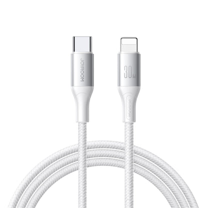 Cabo de Dados e Carregamento USB-C - Lightning Joyroom S-A28 Flash, 30W, 1m, Branco