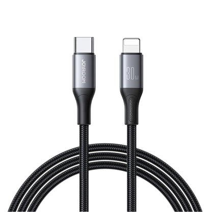Cabo de Dados e Carregamento USB-C - Lightning Joyroom S-A28 Flash, 30W, 1m, Preto