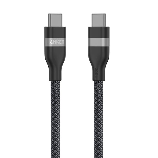 Cabo de Dados e Carregamento USB-C - USB-C Anker, 240W, 0.9m, Preto A82E2H11