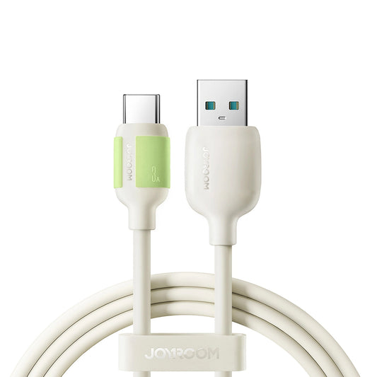 Cabo de Dados e Carregamento USB-A - USB-C Joyroom S-A53, 30W, 2m, Bege