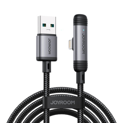 Cabo de Dados e Carregamento USB-A - Lightning Joyroom S-A56 EnjoyX Angled, 18W, 1.2m, Preto
