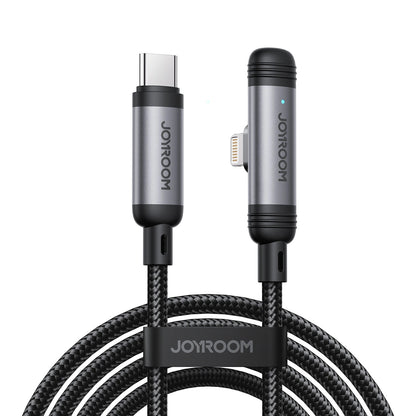 Cabo de Dados e Carregamento USB-C - Lightning Joyroom S-A56 EnjoyX Angled, 30W, 1.2m, Preto