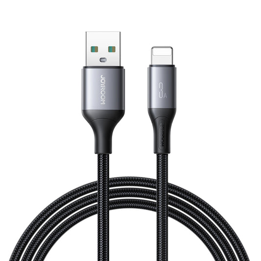 Cabo de Dados e Carregamento USB-A - Lightning Joyroom S-A28 Flash, 18W, 2m, Preto