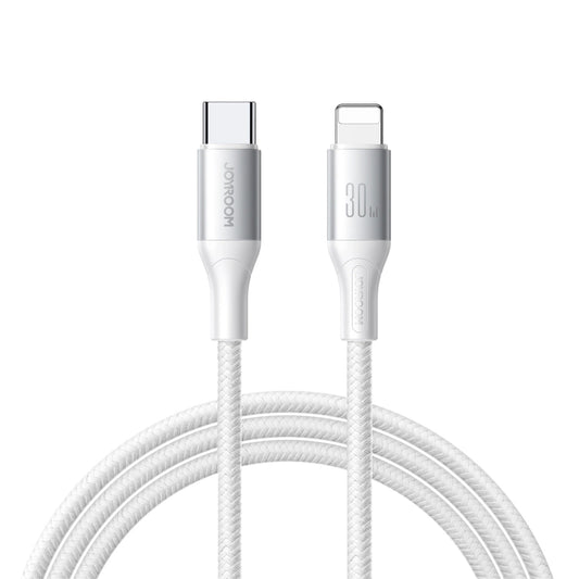 Cabo de Dados e Carregamento USB-C - Lightning Joyroom S-A28 Flash, 30W, 2m, Branco