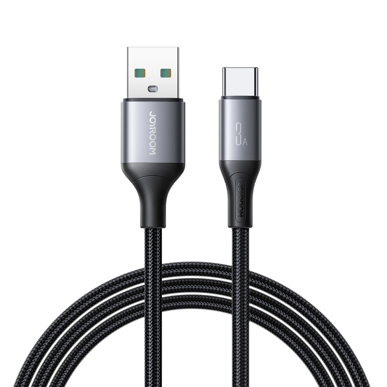 Cabo de Dados e Carregamento USB-A - USB-C Joyroom S-A28 Flash, 30W, 2m, Preto