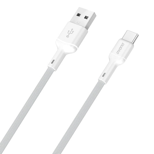 Cabo de Dados e Carregamento USB-A - USB-C Dudao L9T, 100W, 1m, Branco