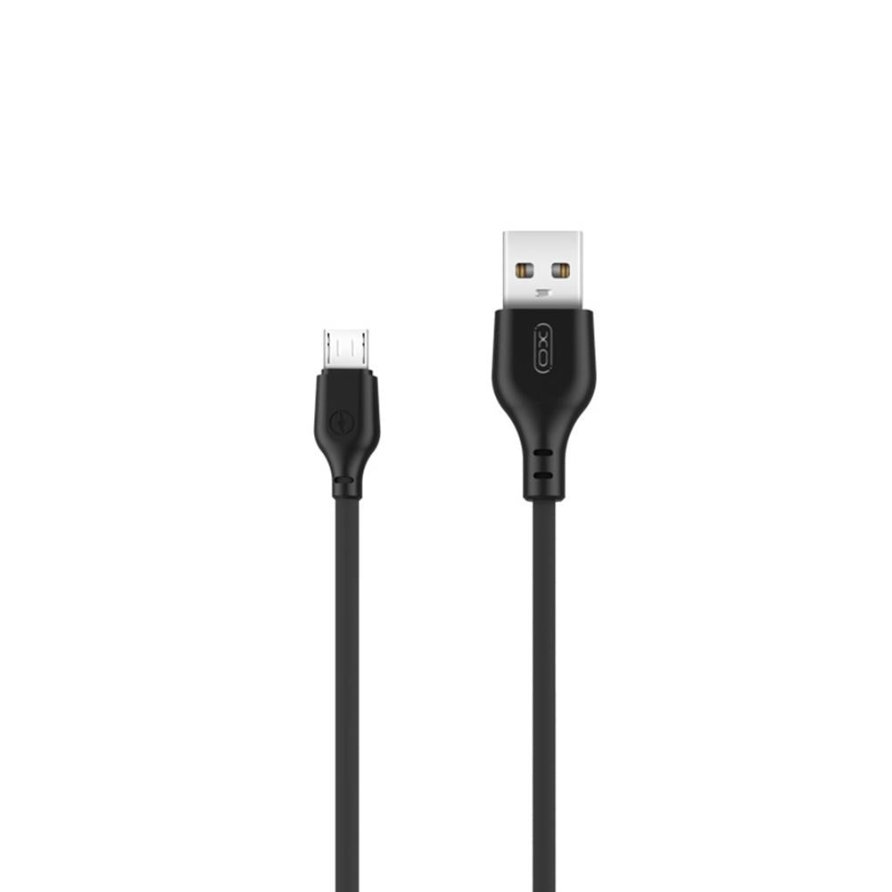 Cabo de Dados e Carregamento USB-A - microUSB XO Design NB103, 18W, 1m, Preto
