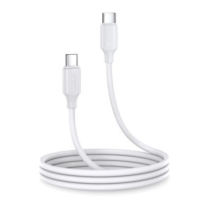 Cabo de Dados e Carregamento USB-C - USB-C Joyroom S-A9, 60W, 1m, Branco