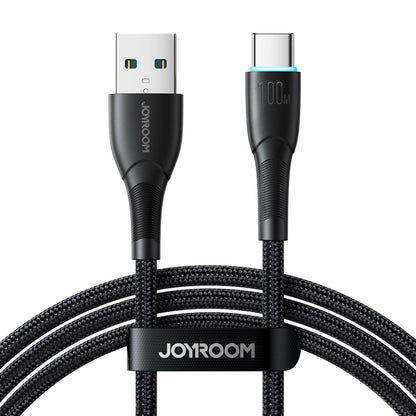 Cabo de Dados e Carregamento USB-A - USB-C Joyroom S-A32, 100W, 1m, Preto