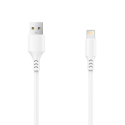 Cabo de Dados e Carregamento USB-A - Lightning Setty, 18W, 1m, Branco