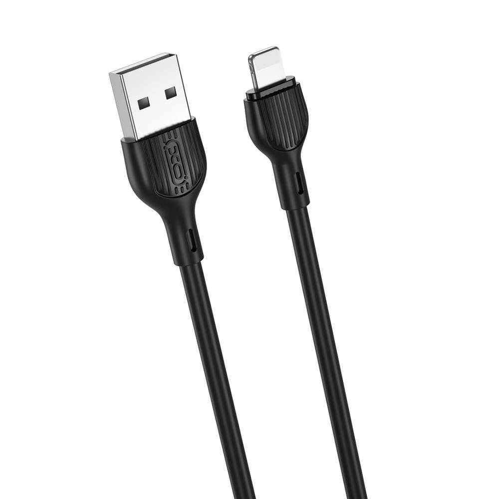 Cabo de Dados e Carregamento USB-A - Lightning XO Design NB200, 10W, 1m, Preto