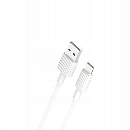 Cabo de Dados e Carregamento USB-A - USB-C XO Design NB156, 60W, 1m, Branco