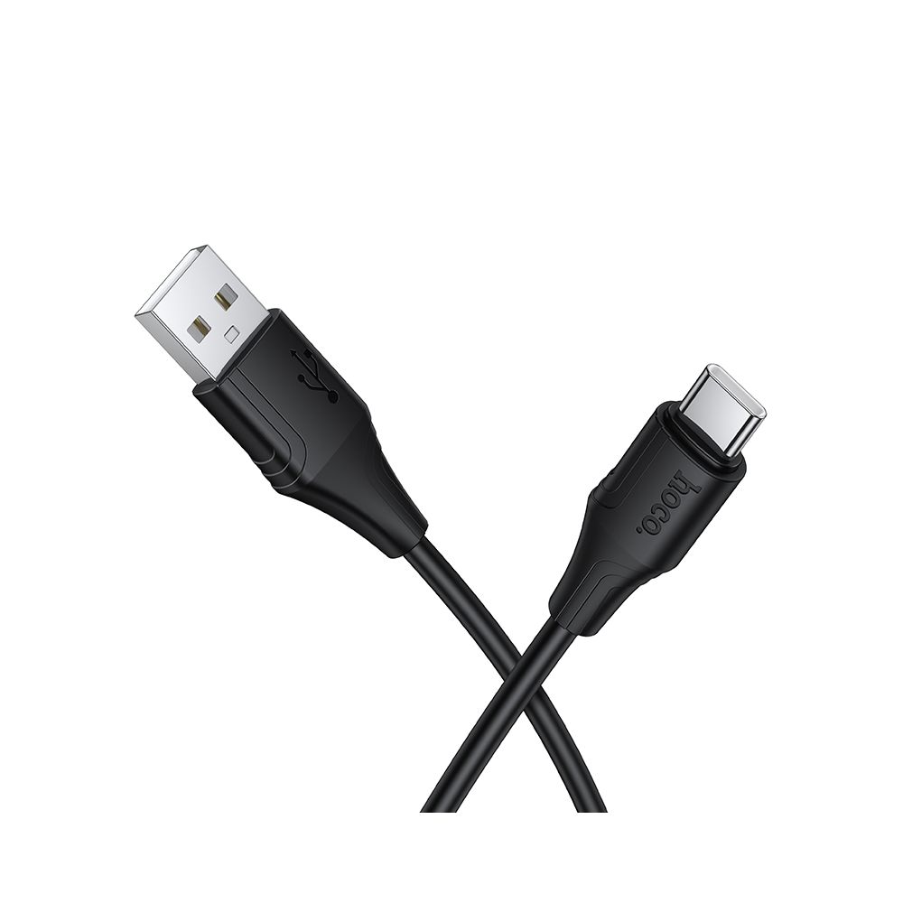 Cabo de Dados e Carregamento USB-A - USB-C HOCO X124, 18W, 1m, Preto