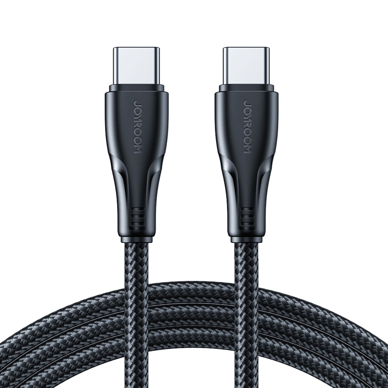 Cabo de Dados e Carregamento USB-C - USB-C Joyroom S-A11, 60W, 0.25m, Preto