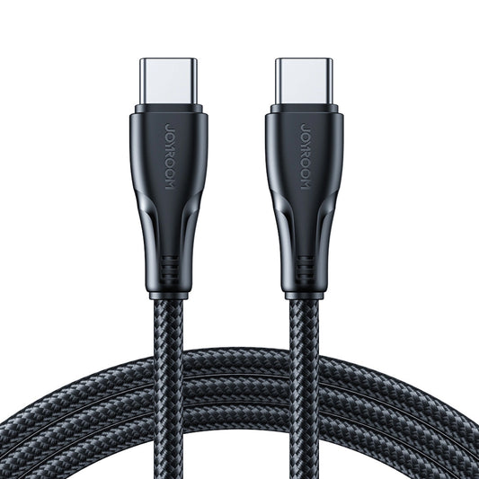 Cabo de Dados e Carregamento USB-C - USB-C Joyroom S-A11, 60W, 0.25m, Preto