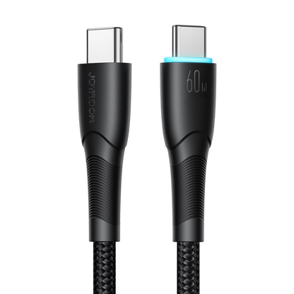 Cabo de Dados e Carregamento USB-C - USB-C Joyroom S-A32, 60W, 1m, Preto