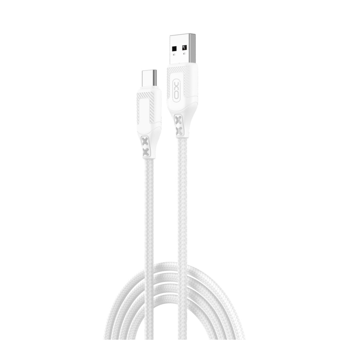 Cabo de Dados e Carregamento USB-A - USB-C XO Design NB235, 18W, 1m, Branco