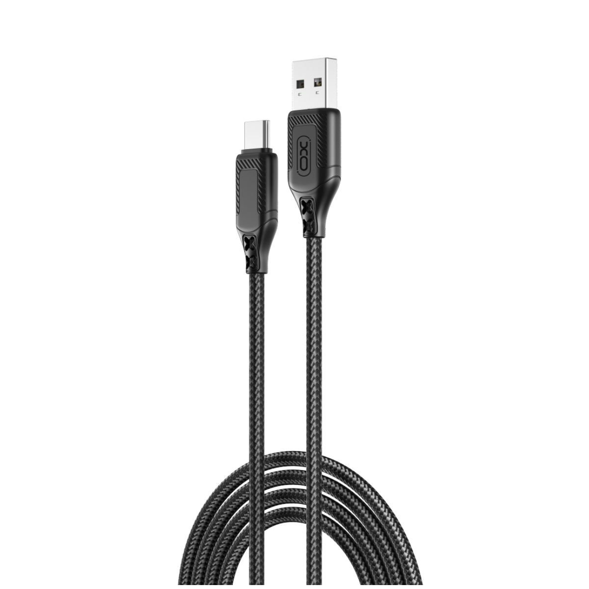 Cabo de Dados e Carregamento USB-A - USB-C XO Design NB235, 18W, 1m, Preto