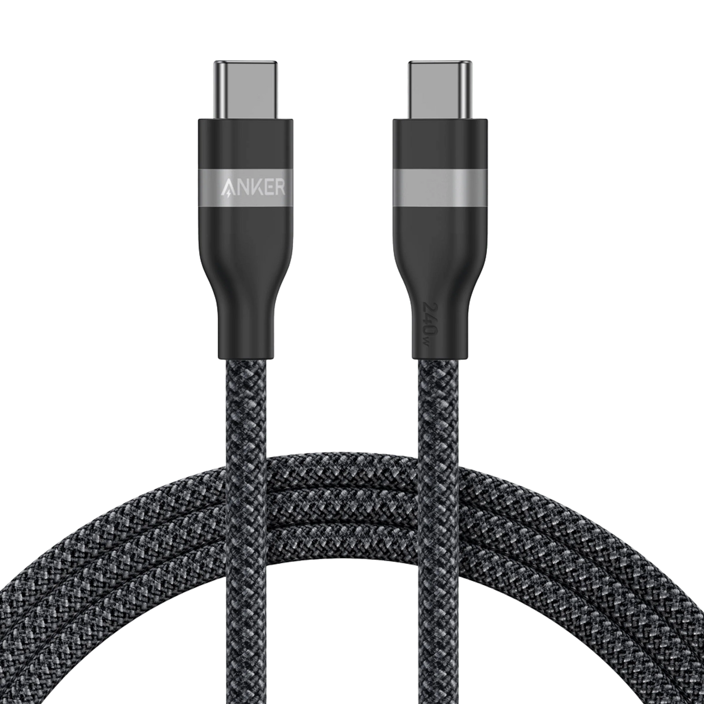 Cabo de Dados e Carregamento USB-C - USB-C Anker, 240W, 1.8m, Preto A82E2H12