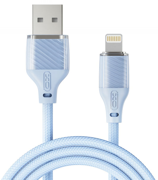 Cabo de Dados e Carregamento USB-A - Lightning XO Design NB291, 18W, 1m, Azul