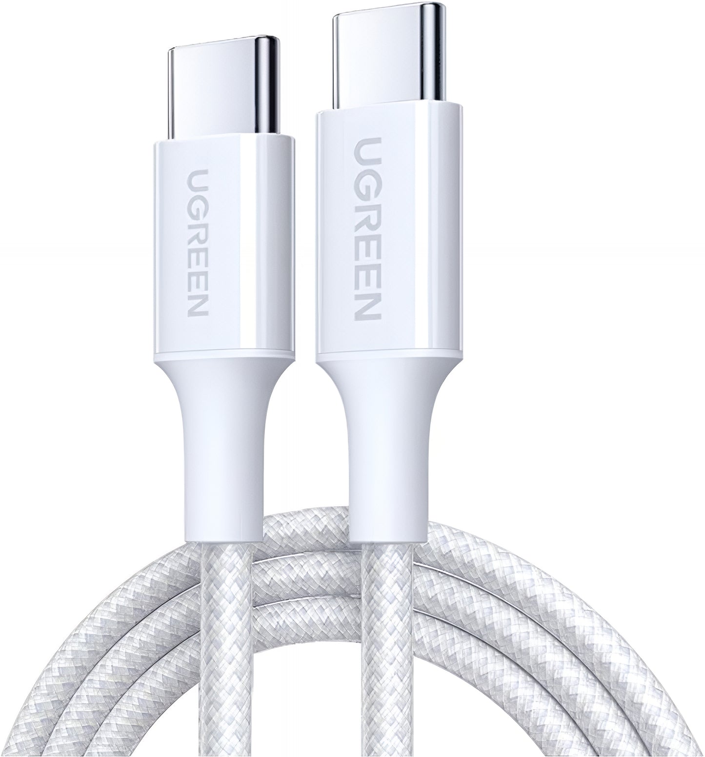 Cabo de Dados e Carregamento USB-C - USB-C UGREEN L501, 60W, 2m, Branco