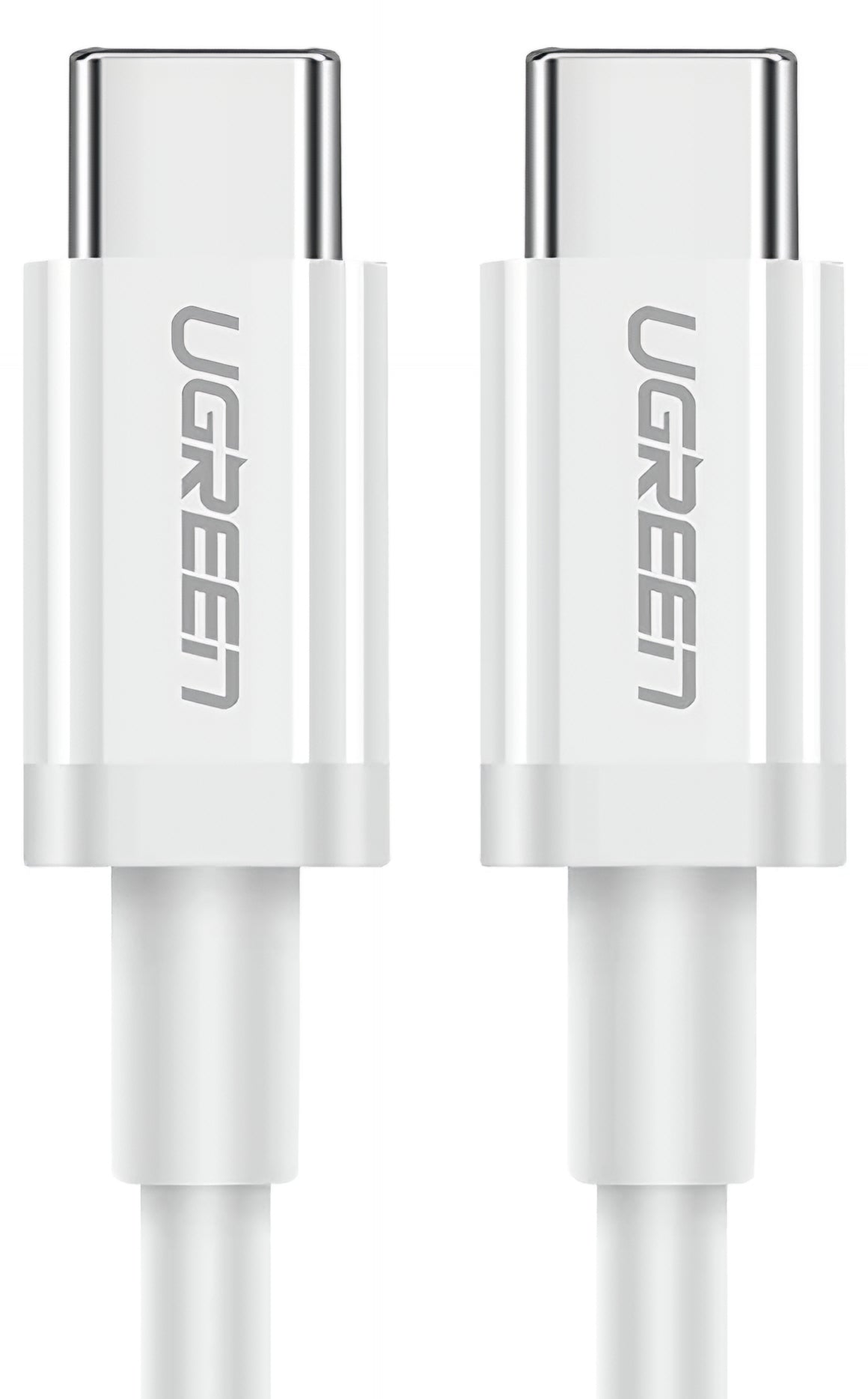Cabo de Dados e Carregamento USB-C - USB-C UGREEN US264, 60W, 0.5m, Branco