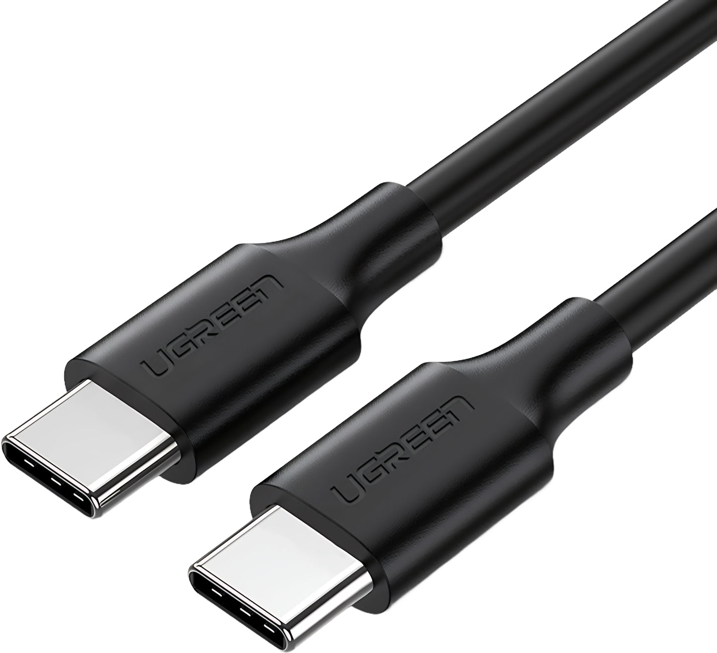 Cabo de Dados e Carregamento USB-C - USB-C UGREEN US286, 60W, 3m, Preto