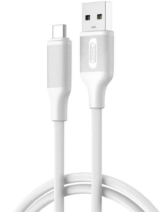 Cabo de Dados e Carregamento USB-A - USB-C XO Design NB265, 18W, 1m, Branco