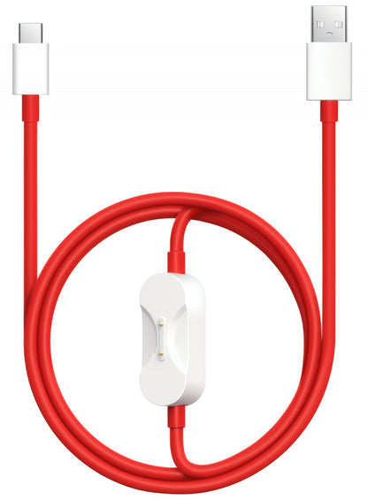 Cabo de Dados e Carregamento USB-A - USB-C / Pogo Pin OnePlus DL162, 80W, 1.2m, Vermelho 5461100665