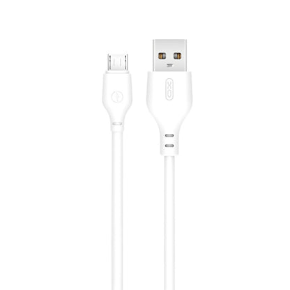 Cabo de Dados e Carregamento USB-A - microUSB XO Design NB103, 18W, 1m, Branco