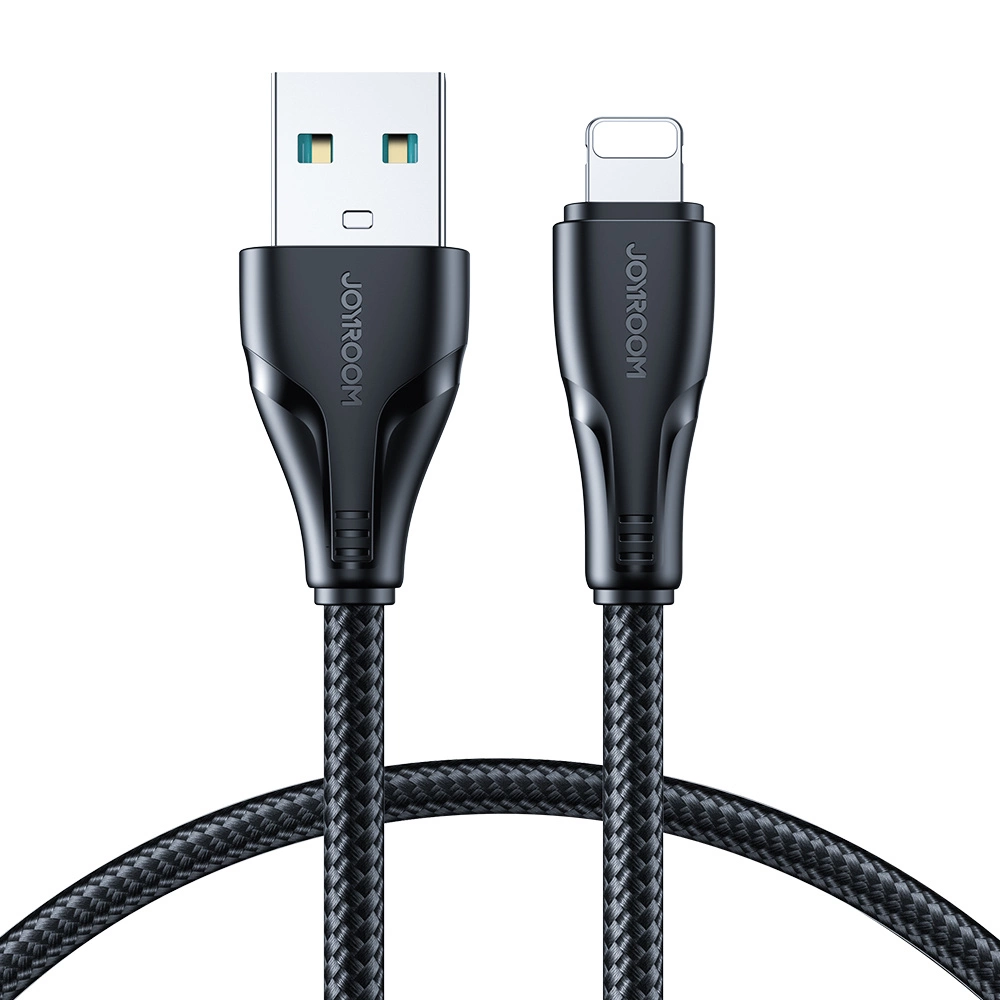 Cabo de Dados e Carregamento USB-A - Lightning Joyroom S-A11, 18W, 1.2m, Preto
