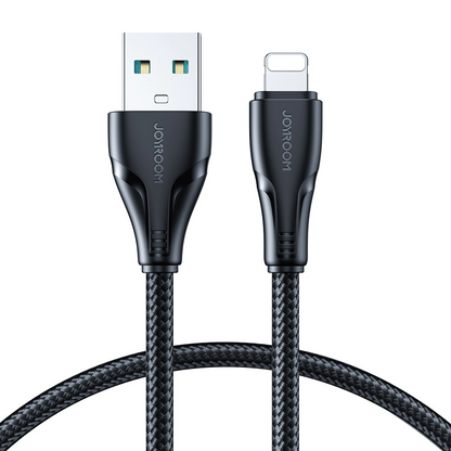 Cabo de Dados e Carregamento USB-A - Lightning Joyroom S-A11, 18W, 1.2m, Preto