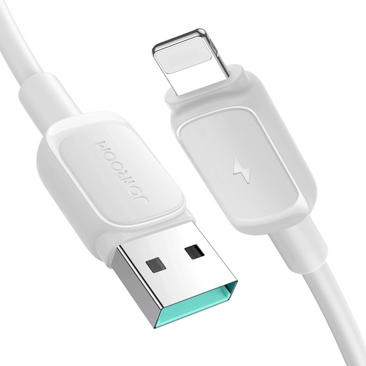 Cabo de Dados e Carregamento USB-A - Lightning Joyroom S-A14, 18W, 1,2m, Branco