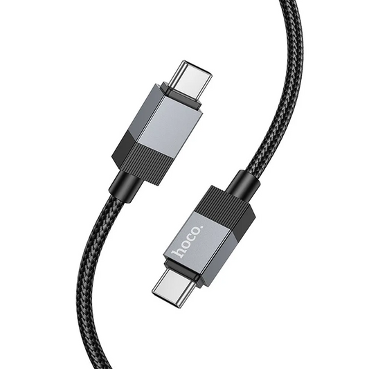 USB-C Data and Charging Cable - USB-C HOCO X110, 60W, 1m, Black