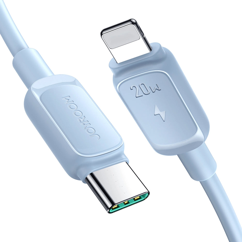 Cabo de Dados e Carregamento USB-C - Lightning Joyroom S-A14, 20W, 1,2m, Azul