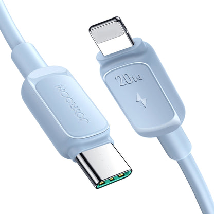 Cabo de Dados e Carregamento USB-C - Lightning Joyroom S-A14, 20W, 1,2m, Azul