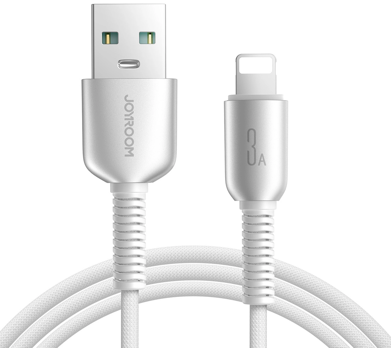 Cabo de Dados e Carregamento USB-A - Lightning Joyroom S-A51, 18W, 1,2m, Cinzento