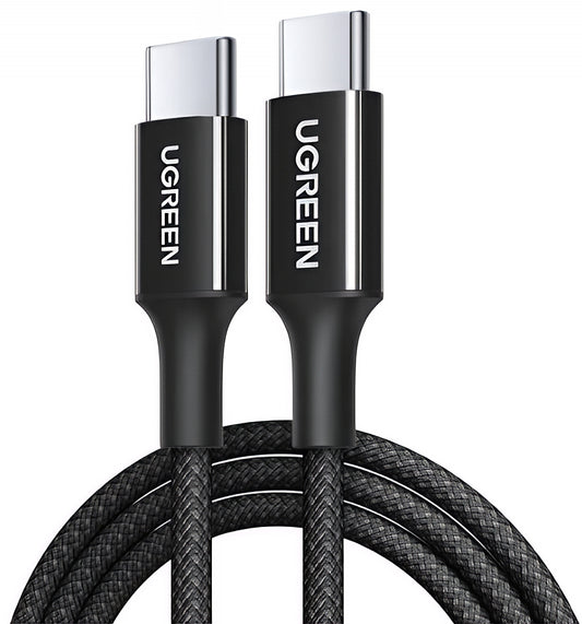 Cabo de Dados e Carregamento USB-C - USB-C UGREEN L502, 100W, 2m, Preto