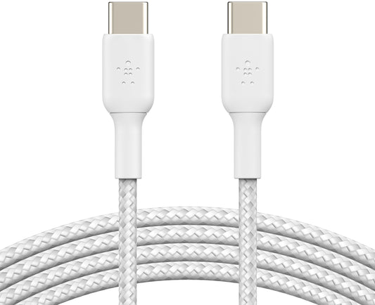 Cabo de Dados e Carregamento USB-C - USB-C Belkin BoostCharge Pro, 60W, 2m, Branco CAB004bt2MWH
