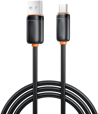 Cabo de Dados e Carregamento USB-A - USB-C XO Design NB302, 18W, 1m, Preto
