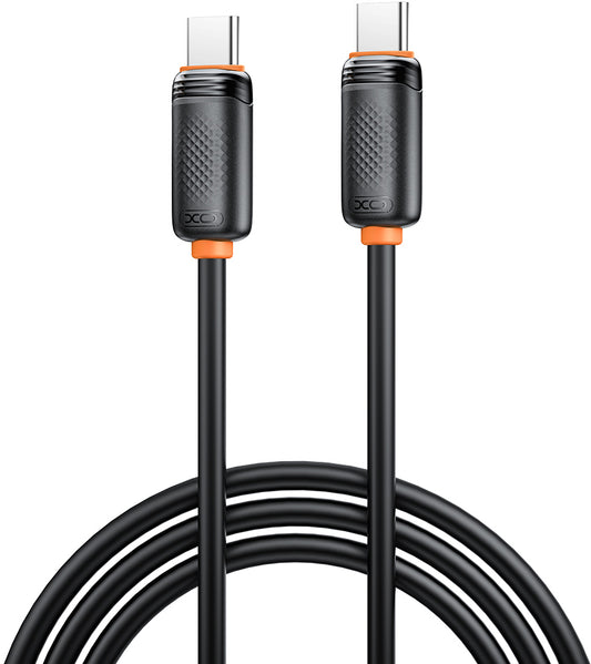 Cabo de Dados e Carregamento USB-C - USB-C XO Design NB-Q302B, 60W, 1m, Preto