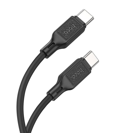 Cabo de Dados e Carregamento USB-C - USB-C HOCO X90, 60W, 1m, Preto