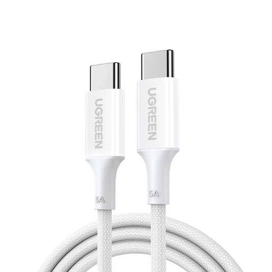 Cabo de Dados e Carregamento USB-C - USB-C UGREEN L502 (35221), 100W, 2m, Branco