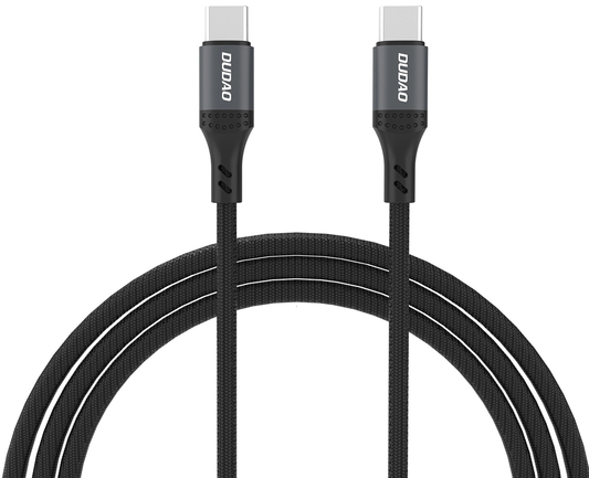 USB-C Data and Charging Cable - USB-C Dudao L3CC, 60W, 1.2m, Black