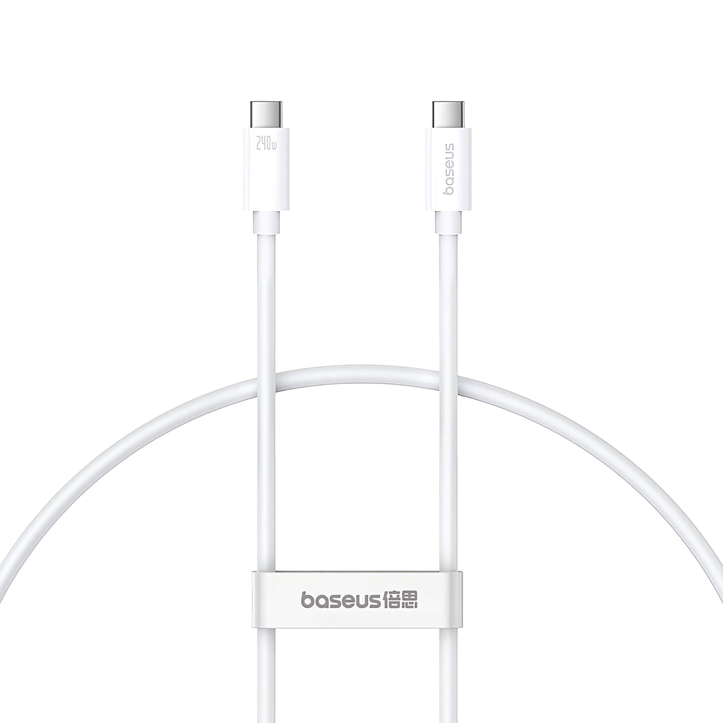 Cabo de carregamento e dados USB-C - USB-C Baseus Superior Series 2, 240W, 1m, Branco P10365200211-02