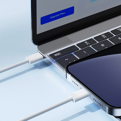 Cabo de Dados e Carregamento USB-C - Lightning Joyroom S-A45, 30W, 1m, Branco