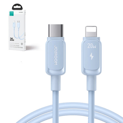 Cabo de Dados e Carregamento USB-C - Lightning Joyroom S-A14, 20W, 1,2m, Azul