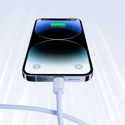 Cabo de Dados e Carregamento USB-C - Lightning Joyroom S-A14, 20W, 1,2m, Azul