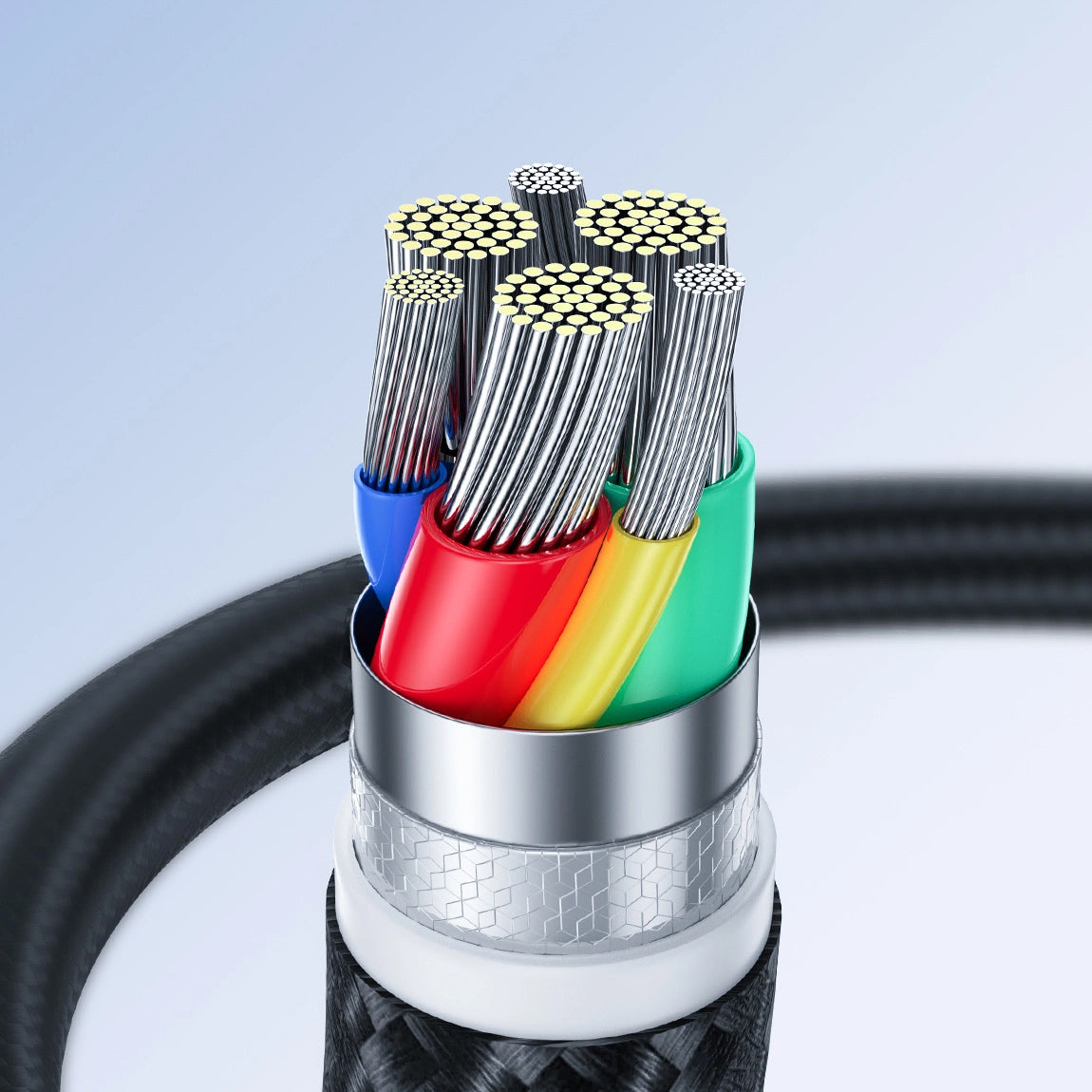 Cabo de Dados e Carregamento USB-C - Lightning Joyroom S-A11, 20W, 1.2m, Preto